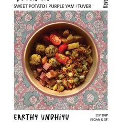 Our Earthy Undhiyu salad is a take on the classic Gujarati winter dish. It features jowar methi muthiya, sweet potato, purple yam, and beans, all tossed in a spicy undhiyu dressing for a warm, flavorful meal.
