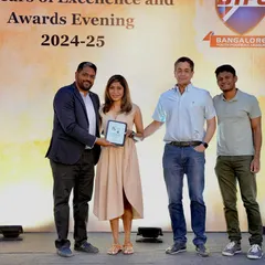 We were proud to present an award to Anisha Bhandary, a pillar of support since our beginning, whose son was our very first student in 2010.