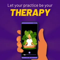 Not all therapy happens on a couch; some of the most profound healing happens on a yoga mat. Your practice is a space to release stress, find clarity, and reconnect with yourself. Let your mat be your therapy.