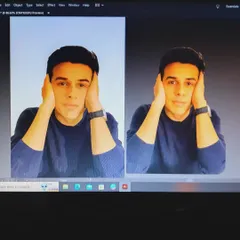 Here's a behind the scenes look at my process. This shows my screen in Adobe Illustrator, where I build the portrait layer by layer. This is where the 30 plus hours of work happens.
