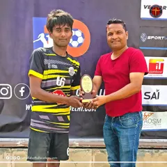 Another one of my players is recognized as the "Best Player of the Match" for his dominant performance in a B Division league fixture.