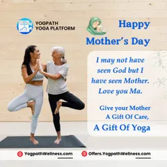 A special post for Mother's Day. We encourage giving the gift of care and wellness through yoga, a perfect way to show love and appreciation.