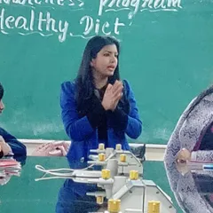 Engaging with these curious students was truly heartwarming. I believe in making health education fun and interactive to inspire the future generation to make positive choices.
