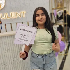 Everything feels better after a relaxing hair spa, even for our youngest clients. This young lady is ready to blow them away with her healthy hair.