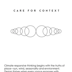 We believe in 'Care for Context'. Climate-responsive thinking begins with the truths of a place: its sun, wind, and environment. Design thrives when every space engages with greenery and blurs the line between the built and the natural.