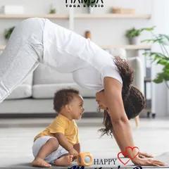 A beautiful moment between a mother and her baby. We celebrate all the yoga mamas who inspire us with their love and dedication.