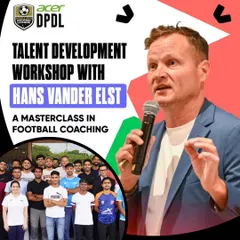 Growth and improvement are in our DNA. Here is our founder, Disha, at a Talent Development Workshop with Hans Vander Elst, constantly taking her coaching and club operation skills to the next level.