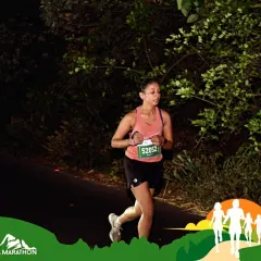 Running through the night during the Tata Ultra Marathon. If you are meant to run through hell, you snatch the fire and light your own torch. This is the ultra mentality.