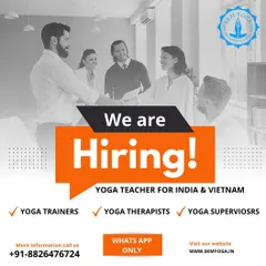 Another example of our commitment to job support. We regularly hire yoga trainers, therapists, and supervisors for positions in India and Vietnam.