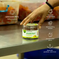 We stand by our promise of quality. Each jar of Khatti Keri Mustard pickle is made with real ingredients, a natural pickling process, and a lot of care from our team.