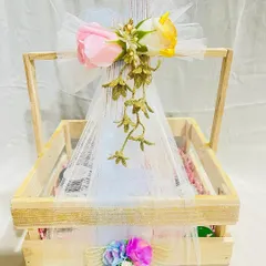This premium Women's Day hamper was customized for a client and included 10 of our best products. The beautiful wooden crate packaging makes it an extra special gift.