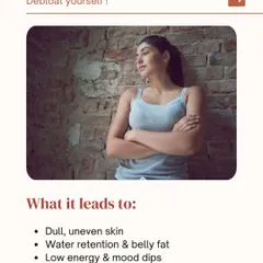 Feeling bloated is your body's way of telling you something is wrong with your gut, which can lead to dull skin and low energy. My Gut Glow Reset program is designed to heal your gut with personalized food maps and detox protocols.