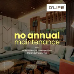 Enjoy truly worry-free living with my exclusive designs and finest products. My commitment to quality means no annual maintenance is required for your interiors.