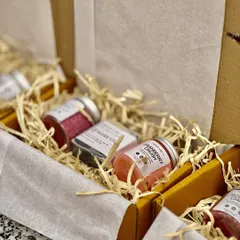 Another view of our curated gift sets, ready to be sealed and sent. We love creating these thoughtful packages for special occasions.