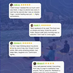 From being scared of the no-phone rule to forgetting the phone even exists. Our clients share how they found relaxation, deep talks, and amazing people on our retreats.