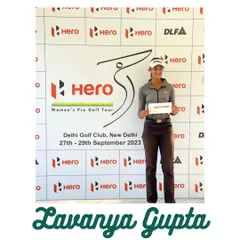 This is Lavanya Gupta, a talented young golfer I have the pleasure of working with. Her dedication and grit are truly inspiring.