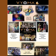 Celebrating 6 years of Vyoma! A look back at over 100 shows, 5000 happy audience members, and reaching out to children, adults, and senior citizens.