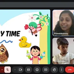 Our online story time sessions are just as engaging as our in-person ones, using colourful slides and interactive elements to keep kids captivated.