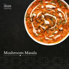 A rich and creamy Mushroom Masala. This vegetarian dish is a crowd-pleaser, featuring mushrooms cooked in a flavourful onion-tomato gravy.