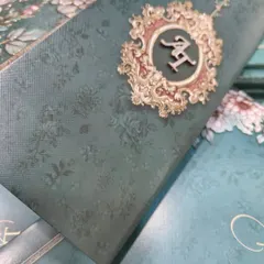 Elegance that speaks volumes. This is my emerald green premium wedding invitation, featuring a custom glittered MDF initial for a personalized touch of glam.