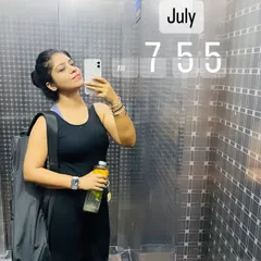 This is a student's transformation from January to July. Her journey from starting her yoga course to teaching her own classes is a powerful example of how dedication to the practice can change your life.