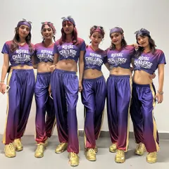 The women of our RCB cheer squad. Our professional dancers are trained to deliver sharp, synchronized choreography while embodying the spirit and energy of the team they represent.