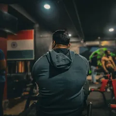 Watching over my gym. I see everything, every set, every rep. My focus is always on my athletes and their progress.