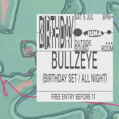 For the first time ever, I'll be playing an all night birthday set at one of my favorite venues, Juna. Everyone is invited.