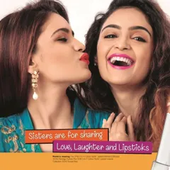 A vibrant lifestyle shot for a lipstick campaign, capturing a moment of joy and friendship. This demonstrates my ability to direct models and create campaign imagery that tells a relatable story for beauty brands.
