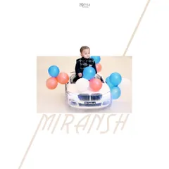 For Miransh's first birthday, we did a clean and bright indoor photoshoot. Using controlled lighting and fun props like this toy car and balloons, I create classic, posed portraits that make for timeless keepsakes. The final image includes a custom graphic with his name.
