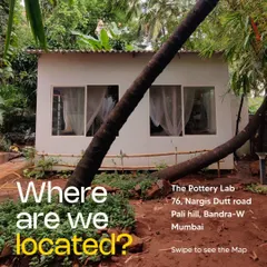 For those of you wondering where we are, our studio is located on Nargis Dutt road in the lovely neighborhood of Pali hill, Bandra. It's a wonderful area with cafes and the ocean front just a short walk away.