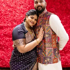 A lovely couple shot from the naming ceremony. Her makeup is subtle and glowing, designed to look beautiful in photos and last through the event.