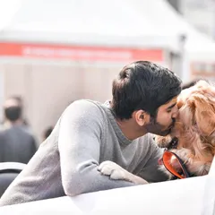 This is the moment I live for. That pure, unconditional love between a man and his best friend. Capturing this gentle kiss was a reminder that these are not just pets, they are family. It's these quiet, heartfelt connections I aim to freeze in time for you.