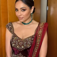 This angle highlights the sharp contouring and the seamless blend of the eye makeup. It’s a sophisticated look that enhances features and exudes confidence, ideal for an evening event.
