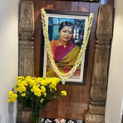 On Vijayadashmi, we always honor the source of our learning. A portrait of my Amma and Guru, Smt. Jamuna Krishnan, garlanded and revered, as we seek her blessings to continue our journey in dance.