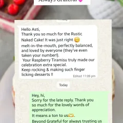 "Melt-in-the-mouth, perfectly balanced & loved by everyone!" Feedback like this for my Fresh Raspberry Tiramisu cake makes my day.