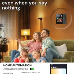 I create personalized scenes that automate multiple actions at once. For example, a "Family Time" scene can dim the lights, turn on the AC and TV, and close the curtains, all with a single command.