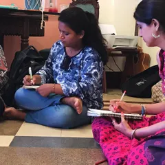 A key part of our training is curriculum design. Here, teachers are actively creating their own lesson plans, learning our simple framework for structuring sessions that are both educational and incredibly fun for young children.
