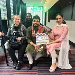 A behind the scenes moment from an interview for the Darbar Festival at the Barbican Centre in London. Sharing my musical journey with a global audience is a wonderful opportunity.