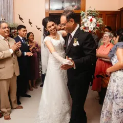 The father-daughter dance is always a special moment. The joy on their faces as they dance, surrounded by laughing family, is what makes a wedding so memorable.