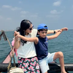 Clients enjoying a sunny day on a catamaran boat ride arranged by us. It's a perfect summer activity for families and couples.