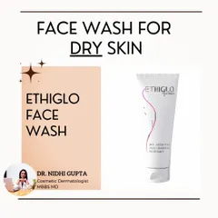 For those with dry skin, choosing a face wash that cleanses without stripping moisture is essential. A creamy, hydrating formula like Ethiglo helps soothe and hydrate, leaving your skin feeling soft and supple.