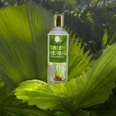 If you're dealing with frizzy or dull hair, try my Green Herbal Shampoo. It's an Ayurvedic-inspired formula that tackles a range of hair issues, leaving your hair soft and manageable.