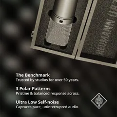 For over 50 years, the Neumann U87 has been the benchmark for studio microphones. Its three polar patterns and ultra-low self-noise ensure a pristine, professional vocal recording every time.