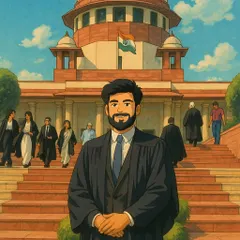 Ek kalakaar ne mujhe Ghibli studio ke anime style mein tasavvur kiya. Kanoon ki duniya mein thodi si creativity.