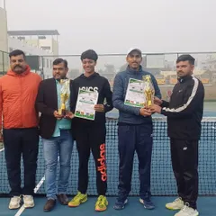 A proud moment for Navya Yadav, winning the Boys Under-16 Doubles at the Asian U-16 Tournament in Jind. Success at Asian Tennis Federation events is a key milestone for our players on the international circuit.
