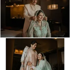 The beauty of tradition and family love. Capturing the quiet, intimate moments of parents blessing their daughter before the ceremony is a privilege and a core part of our storytelling.