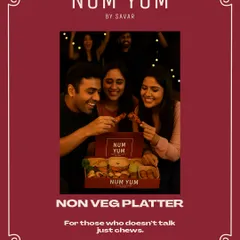 For those who love their meat and chicken, the Non-Veg Platter is a must. This one features juicy tikkas and other tandoori specialties that are perfect for sharing with friends and family.