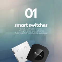 This is one of my core smart switch models, designed for effortless control. You can switch lights on or off remotely, dim them to your preferred brightness, and manage connected electrical appliances with ease.