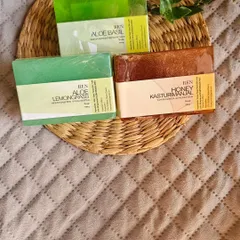 Get your skin summer-ready with this refreshing soap bundle. Each bar is made with skin-friendly ingredients to fight dullness and soothe irritation, leaving your skin feeling soft and glowing.